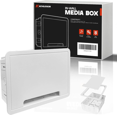 Inch wall media box - in-wall,