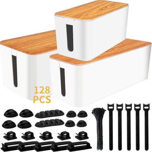 3pcs cable management box - cable,
