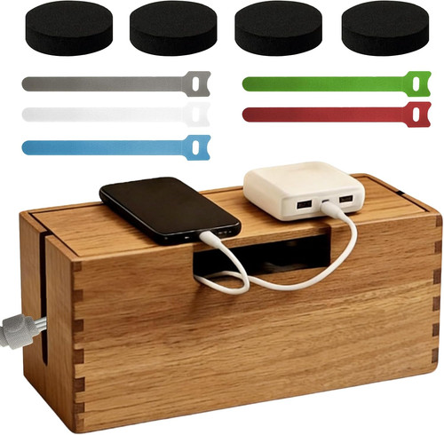 Acacia wood cable - cable, management