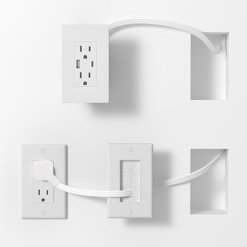 Wall cable management - in,
