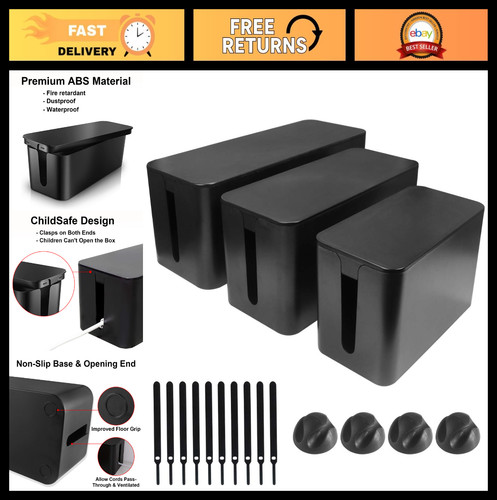 Cable management box - management, set
