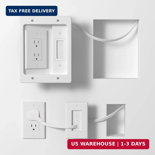 Wall cable management - in,