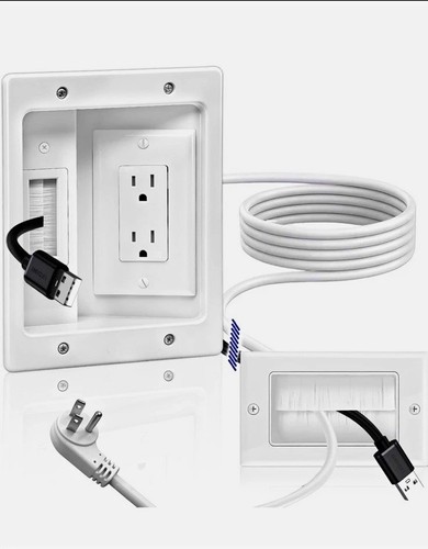 Nearza recessed outlet - tv,