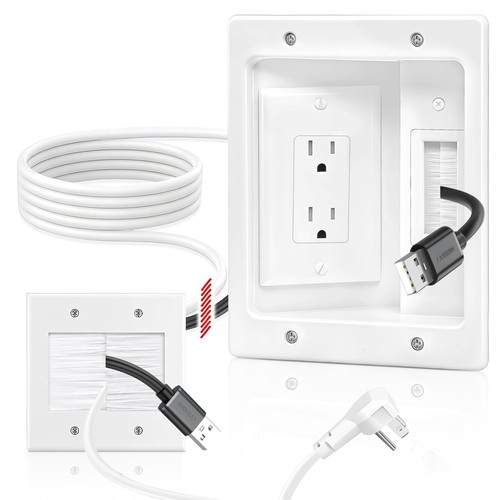 Wall cable management kit - in,