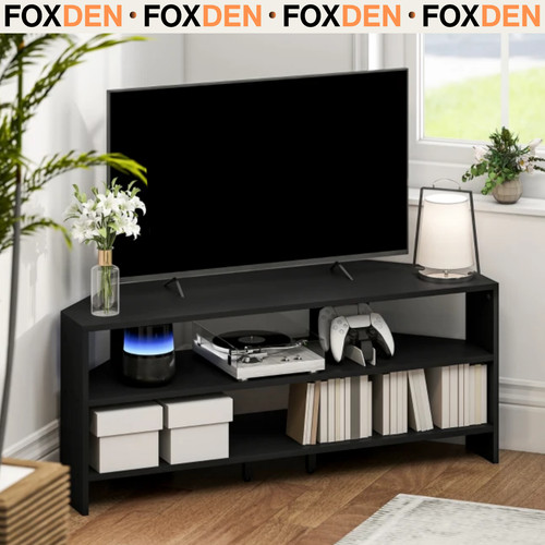 Black corner unit cabinet - corner,