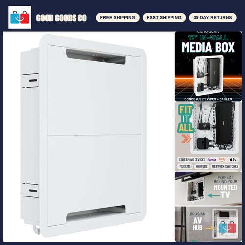 Wall media box wifi - 17”,