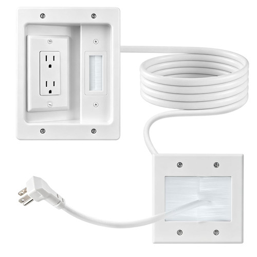 Wall cable management kit - in,