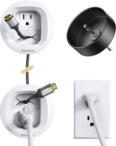 Wall cable management - cable,