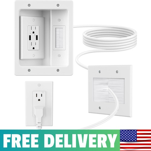 Wall cable management kit - in,