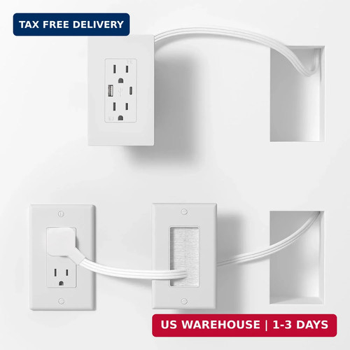 Wall cable management - in,