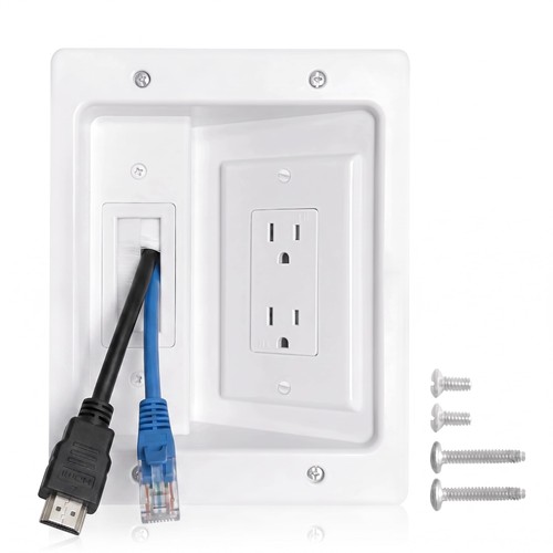 Wall cable concealer - in-wall,